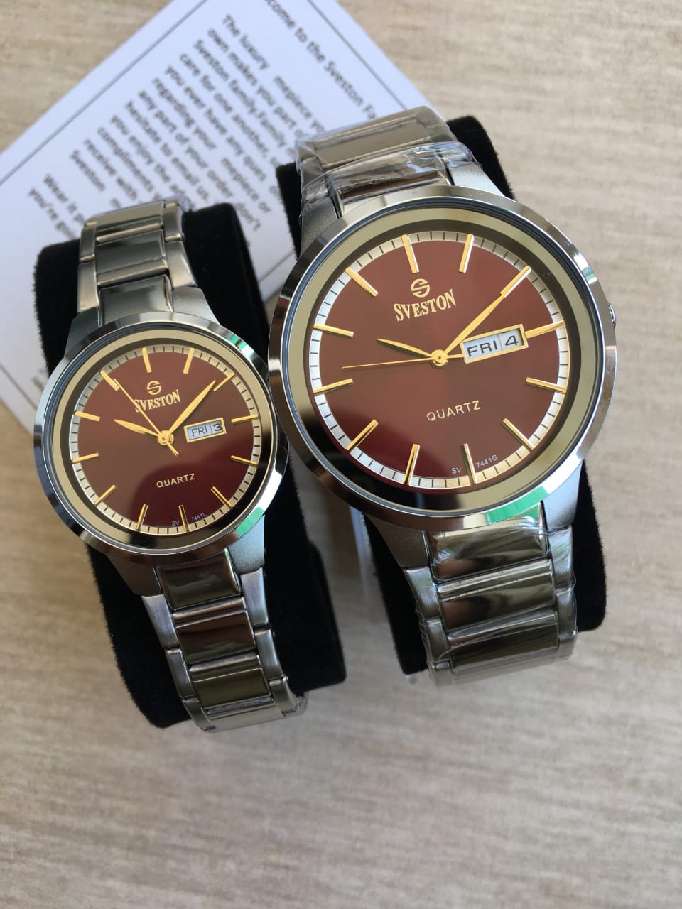 Sveston Avanti Pair Collection Stainless Steel in 4 Colours