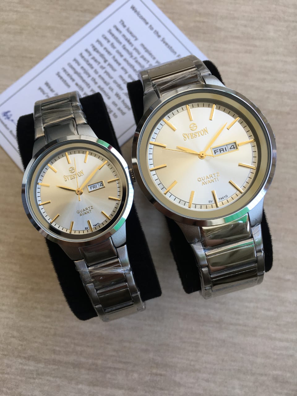 Sveston Avanti Pair Collection Stainless Steel in 4 Colours